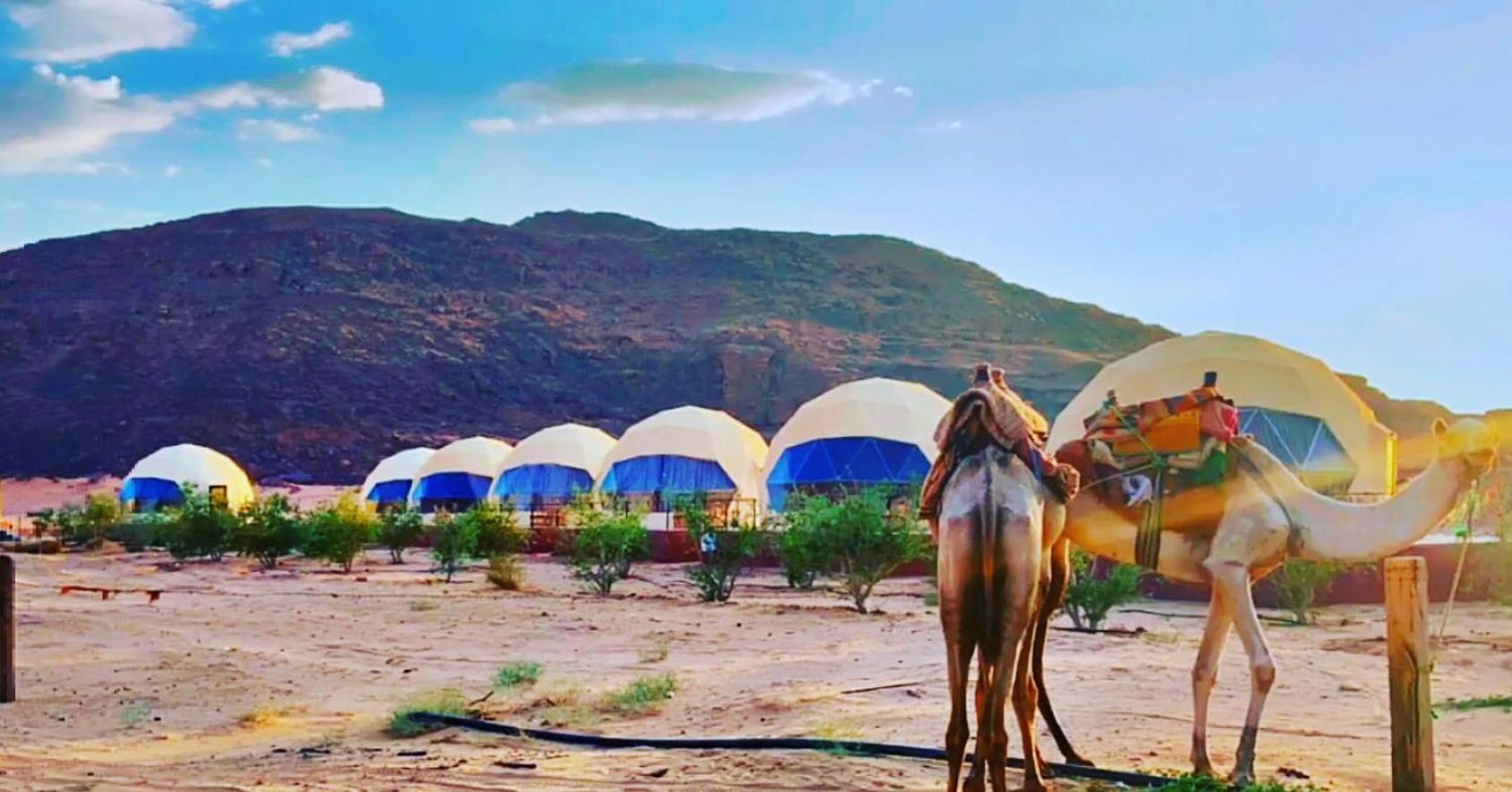 Adel Rum Camp Bubbles Wadi Rum Bagian luar foto